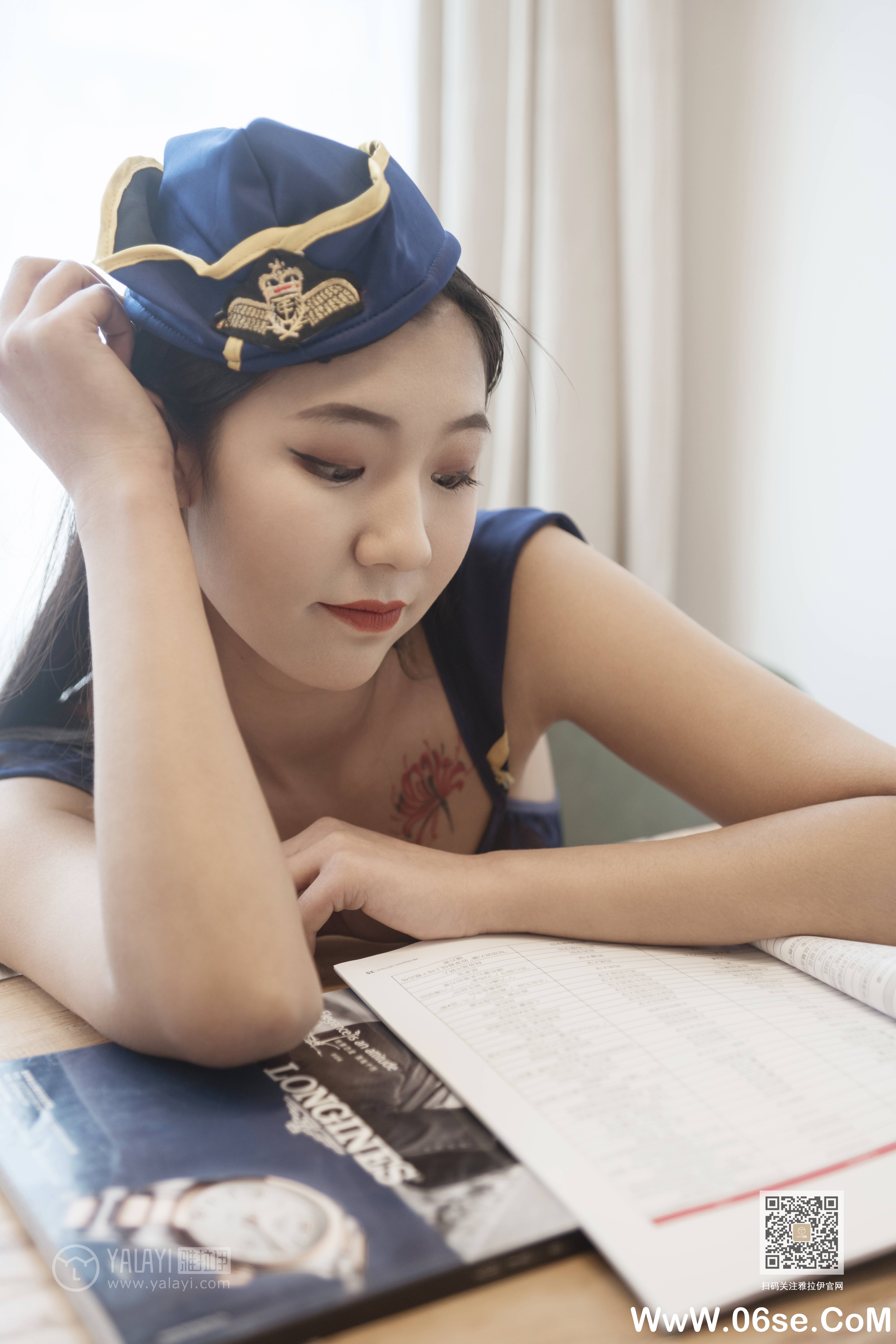 图片[16]-[YALAYI雅拉伊] 2020.01.10 NO.516 诗诗《空姐的另一面》[41P+1P651M]-六色网