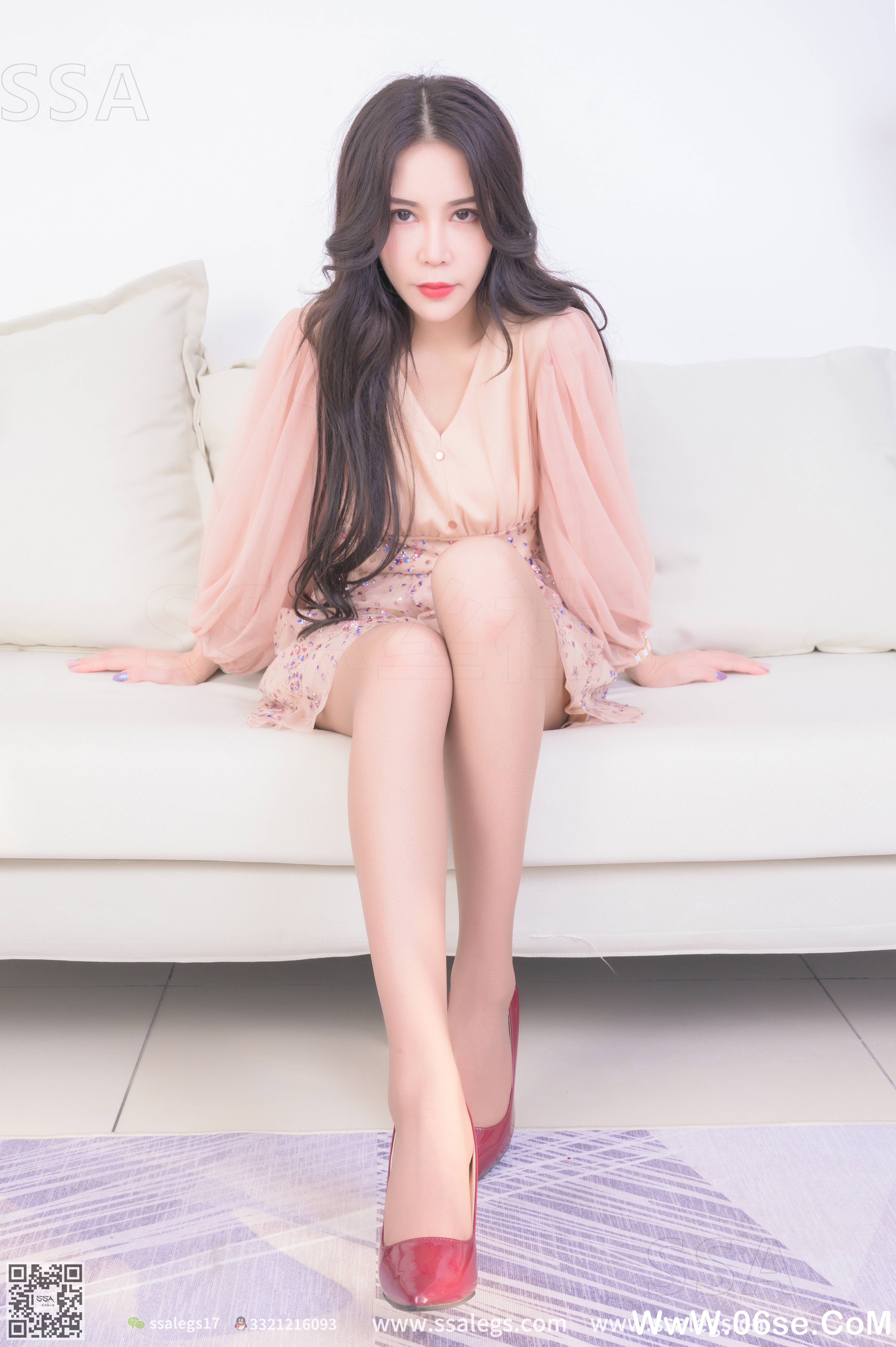 图片[10]-[SSA丝社] NO.312 娜娜御姐的红色高跟鞋咖啡丝美腿[148P1.76G]-六色网