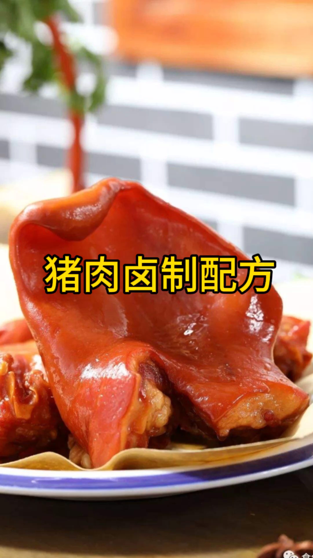 猪肉卤制配方
