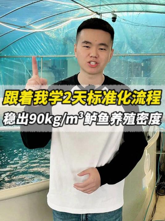 跟着我学2天标准化流程,稳出90kg/m鲈鱼养殖密度