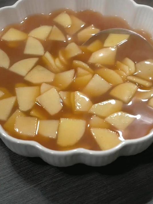 苹果山楂汤,酸甜可口开胃佳品,年夜饭后的甜蜜选择!