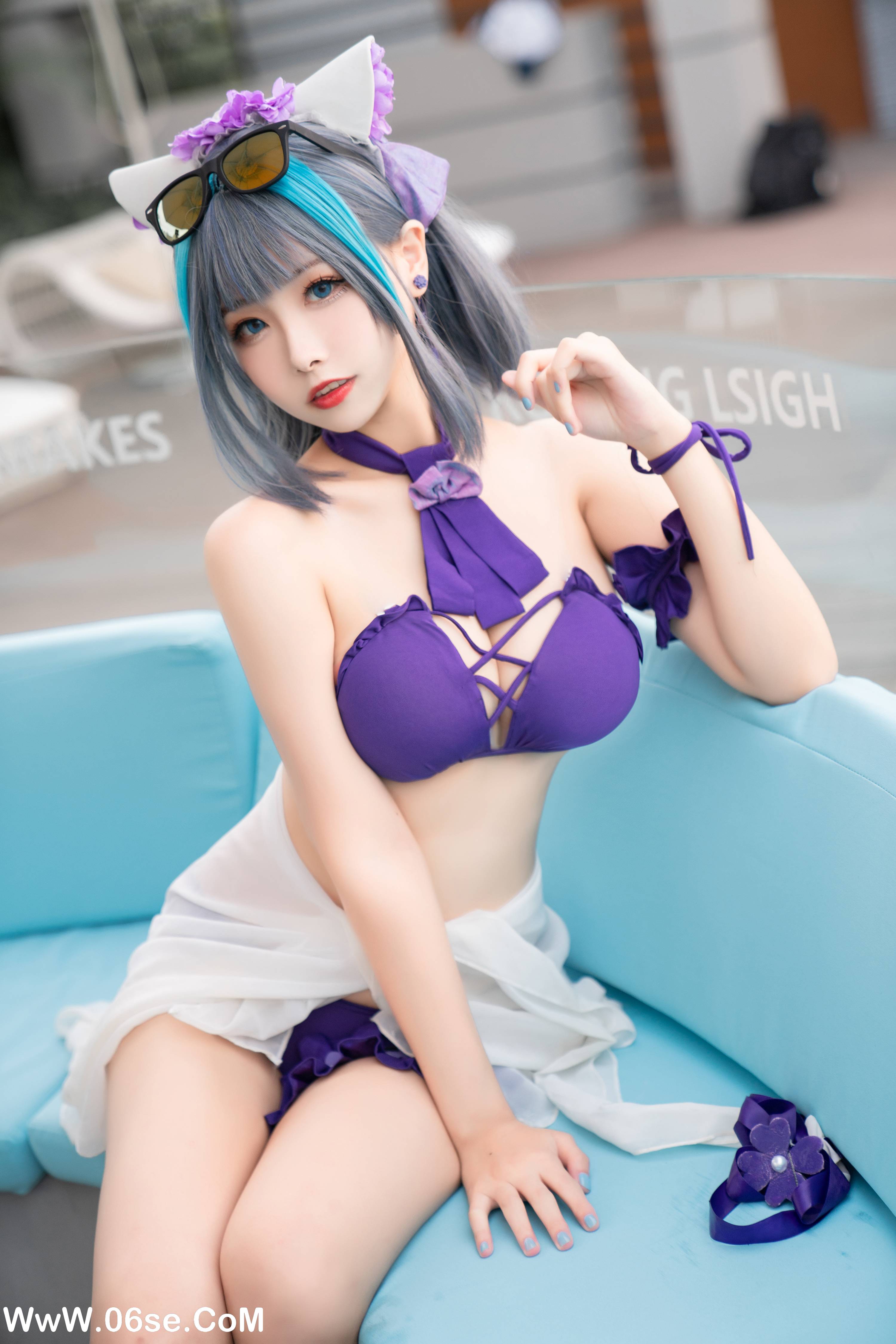 图片[36]-Momoko葵葵 NO.018 – 柴郡水着[40P+1V313M]-六色网