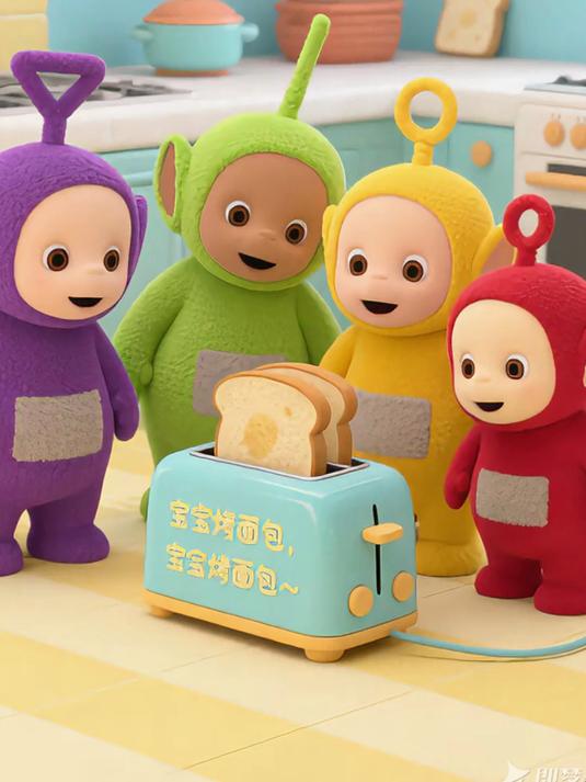 天线宝宝烤面包好美味的烤面包