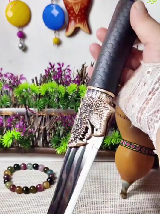 阳江锻打工艺龙头剔骨刀家用尖刀切肉分肉刀