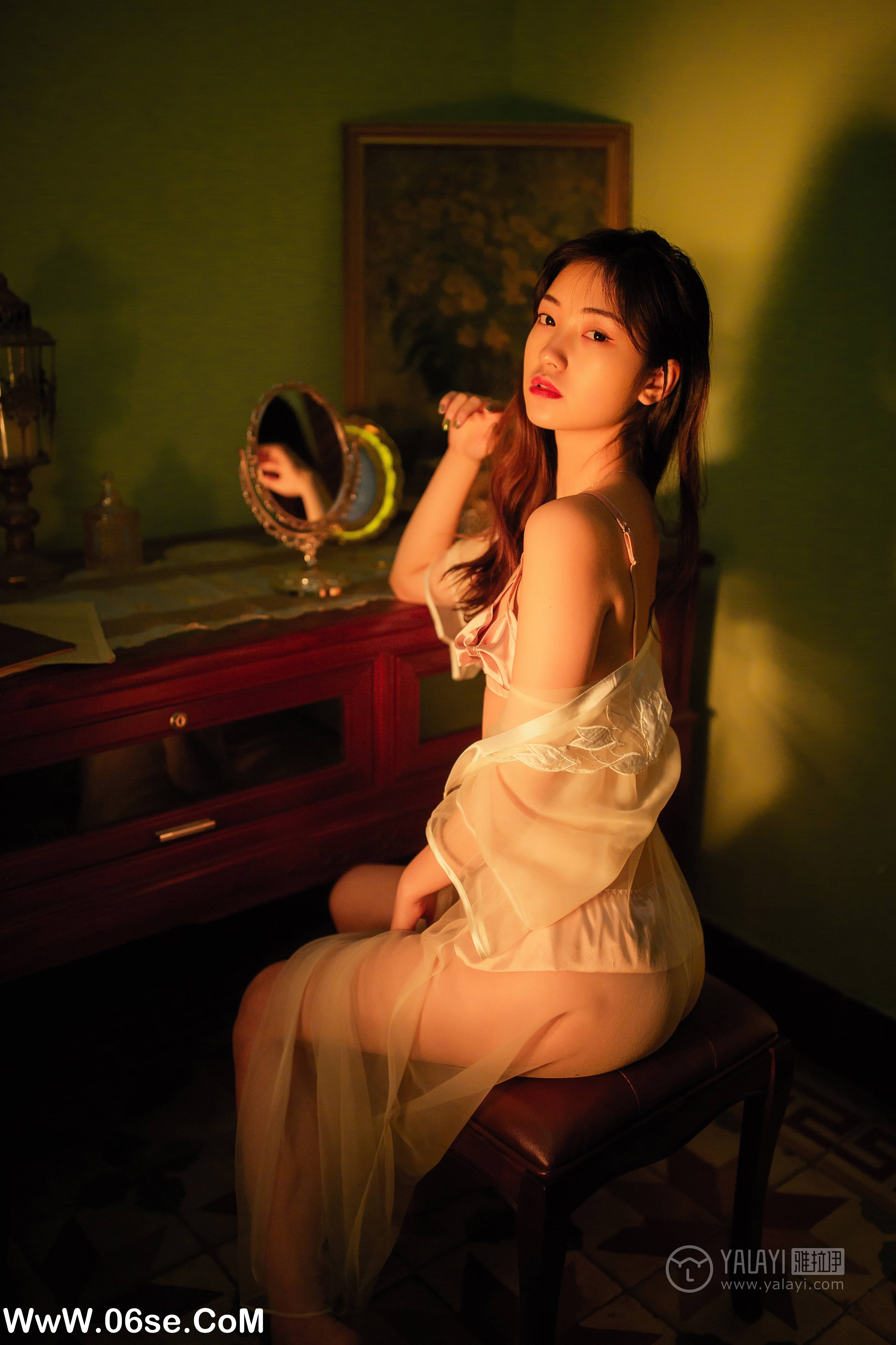 图片[13]-[YALAYI雅拉伊] No.233 天蓝酱《爱囚》-六色网