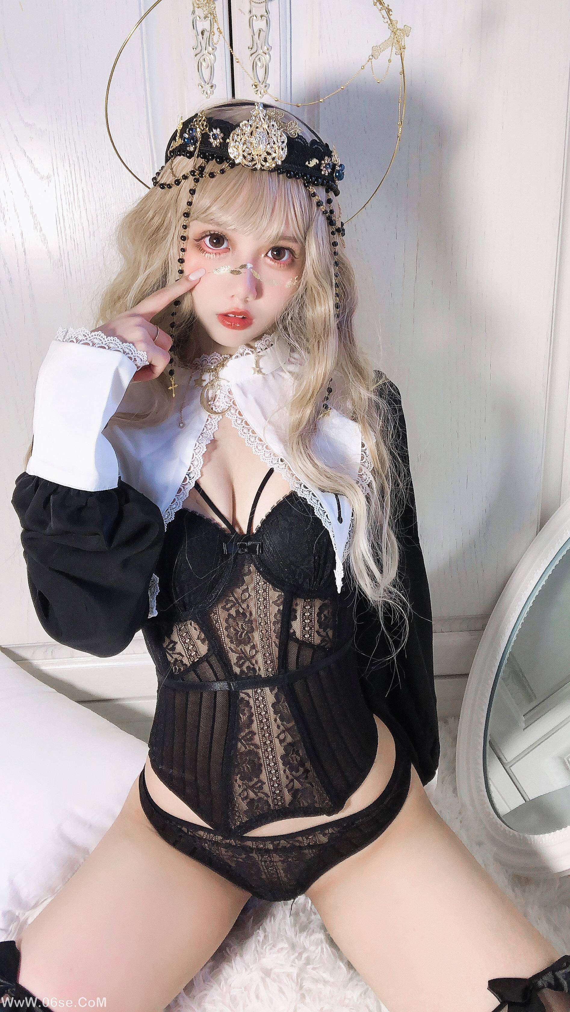 图片[23]-果咩酱 NO.011 – 叛逆修女[30P207M]-六色网