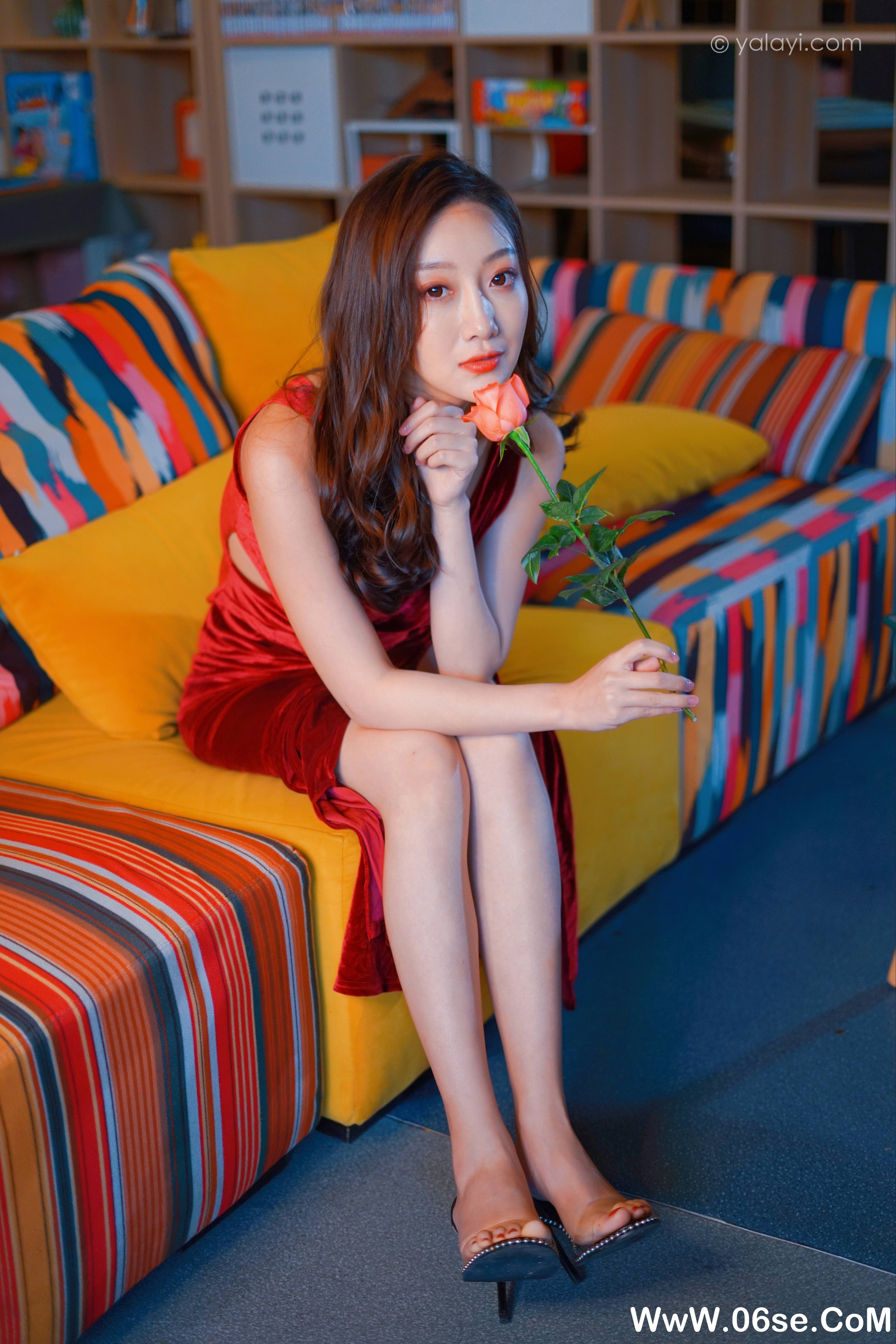 图片[40]-[YALAYI雅拉伊] 2021.12.16 NO.873 蕊思《美人一笑也倾城》[40+1P702M]-六色网