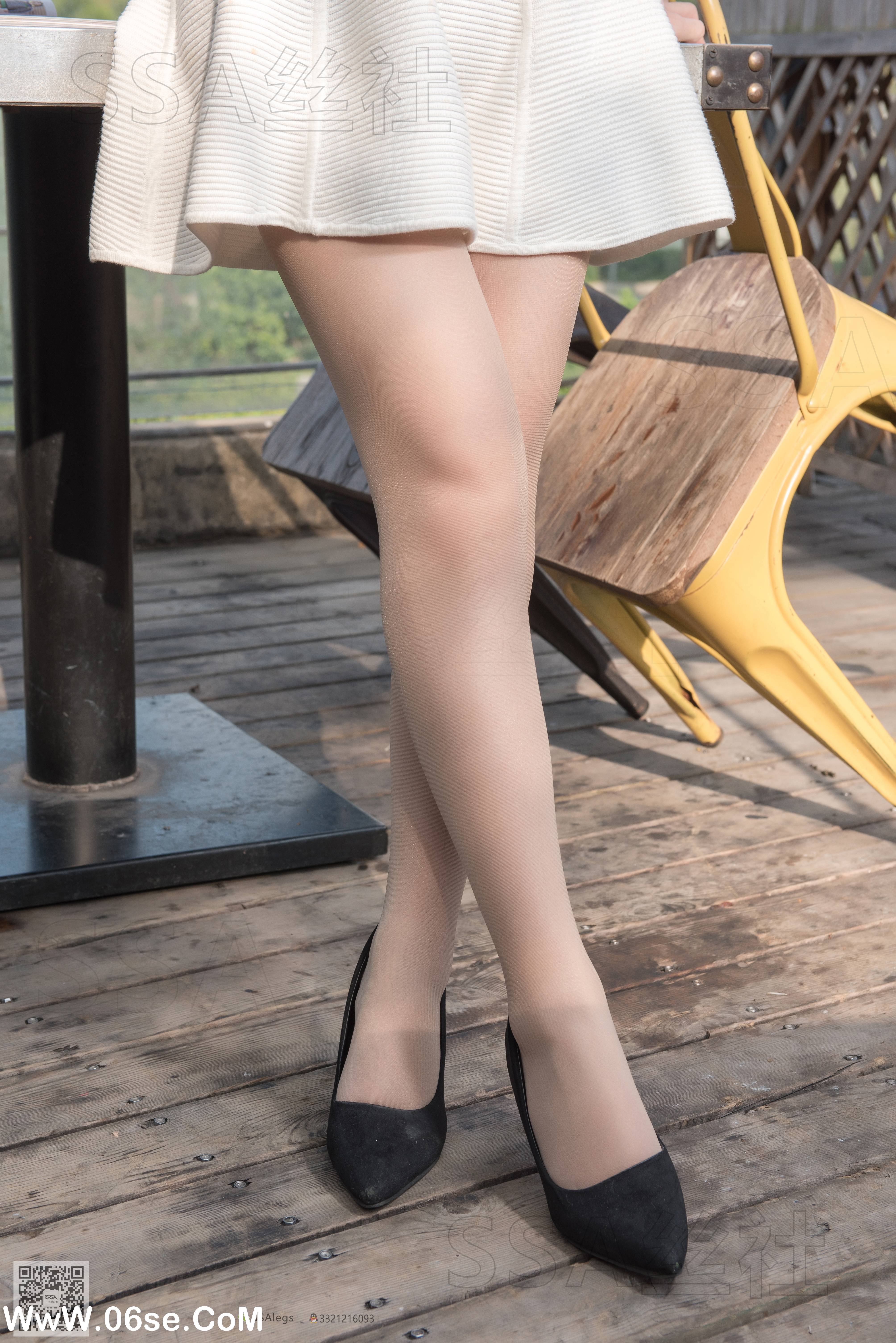 图片[12]-[SSA丝社] NO.052 西西 街拍小白裙[120P2.02G]-六色网