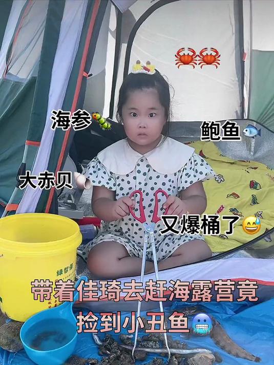 带着孩子去赶海竟然捡到小丑鱼