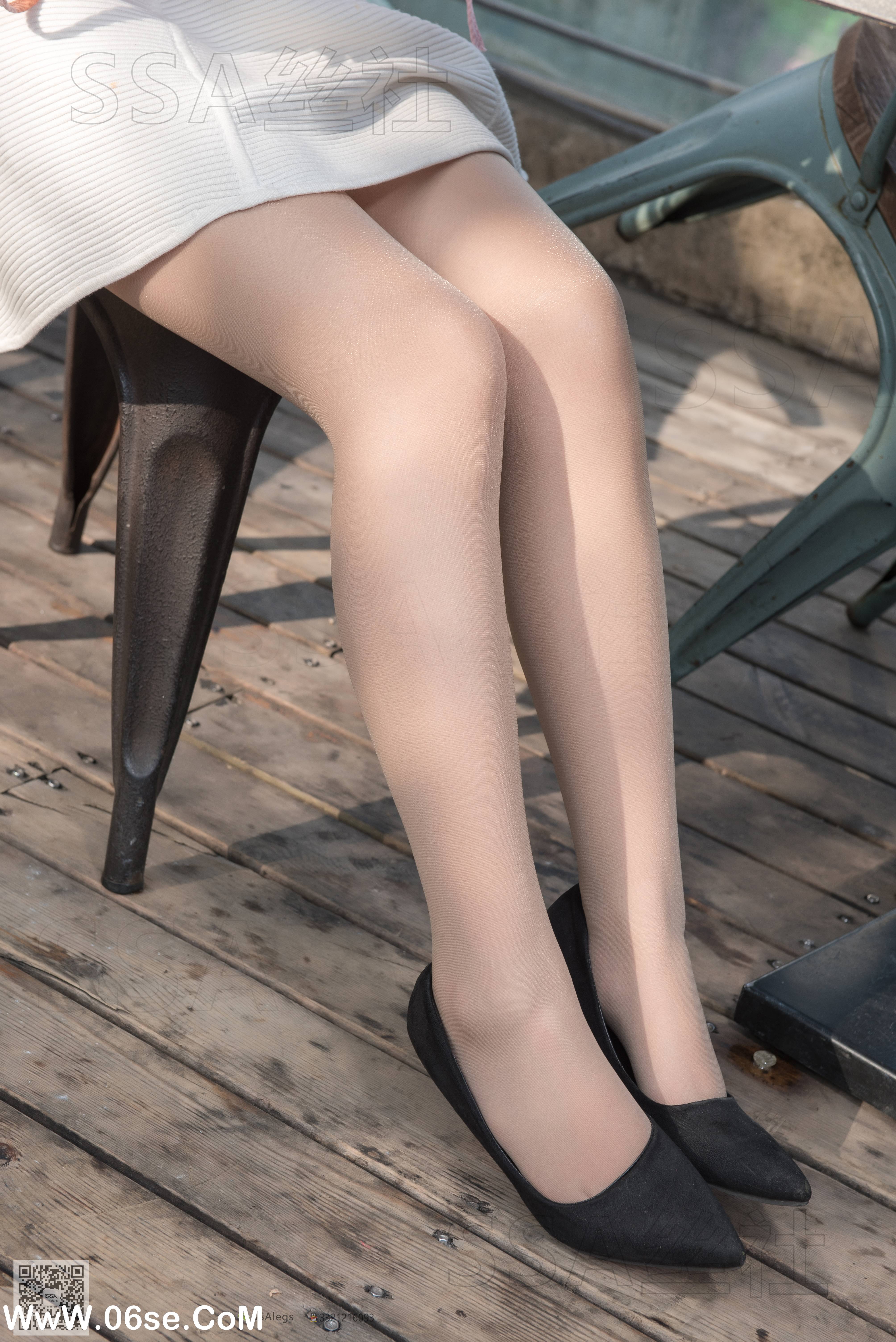 图片[3]-[SSA丝社] NO.052 西西 街拍小白裙[120P2.02G]-六色网