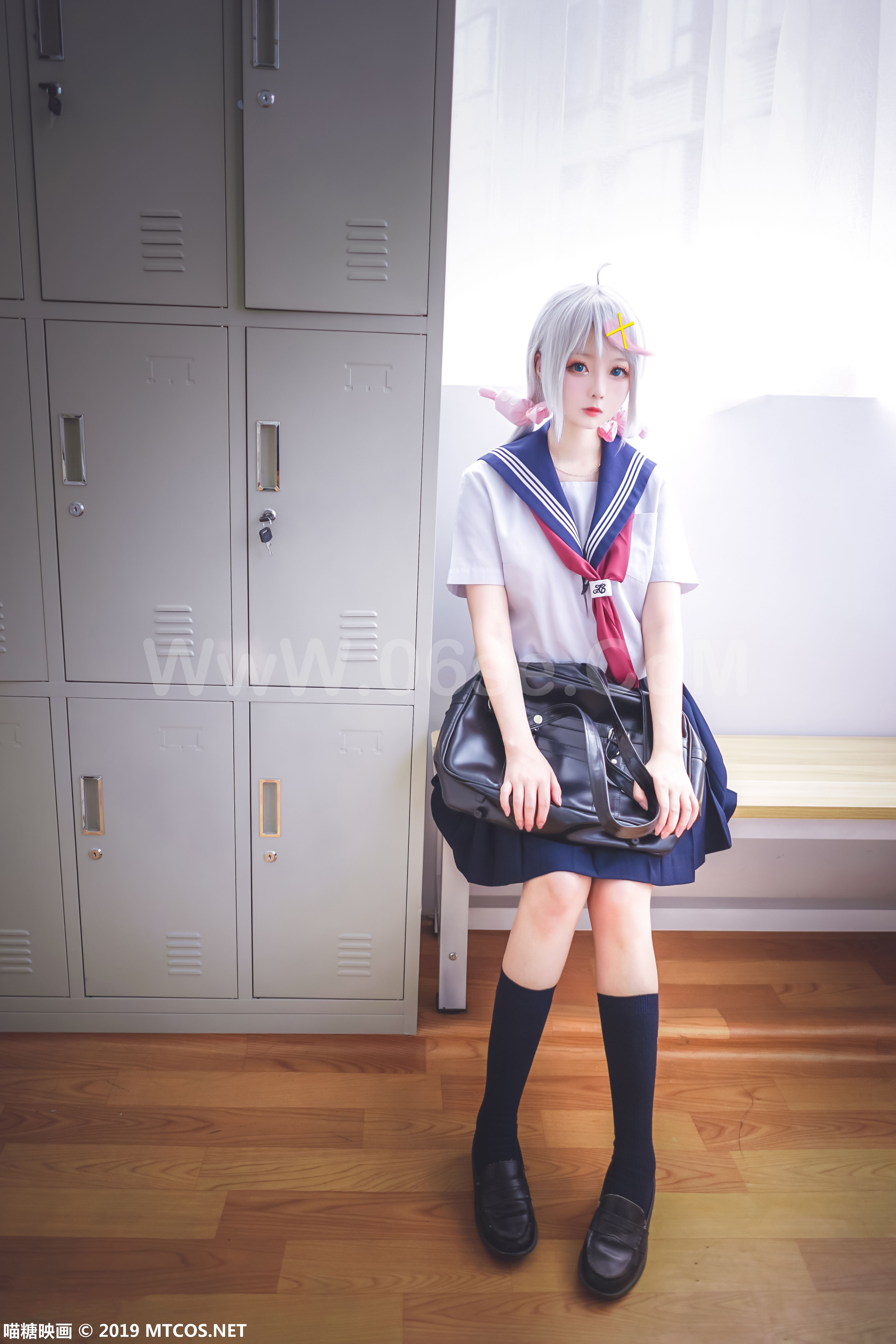 图片[11]-[MTCos] 喵糖映画 Vol.058 嶋葵 甜心小萝莉-六色网