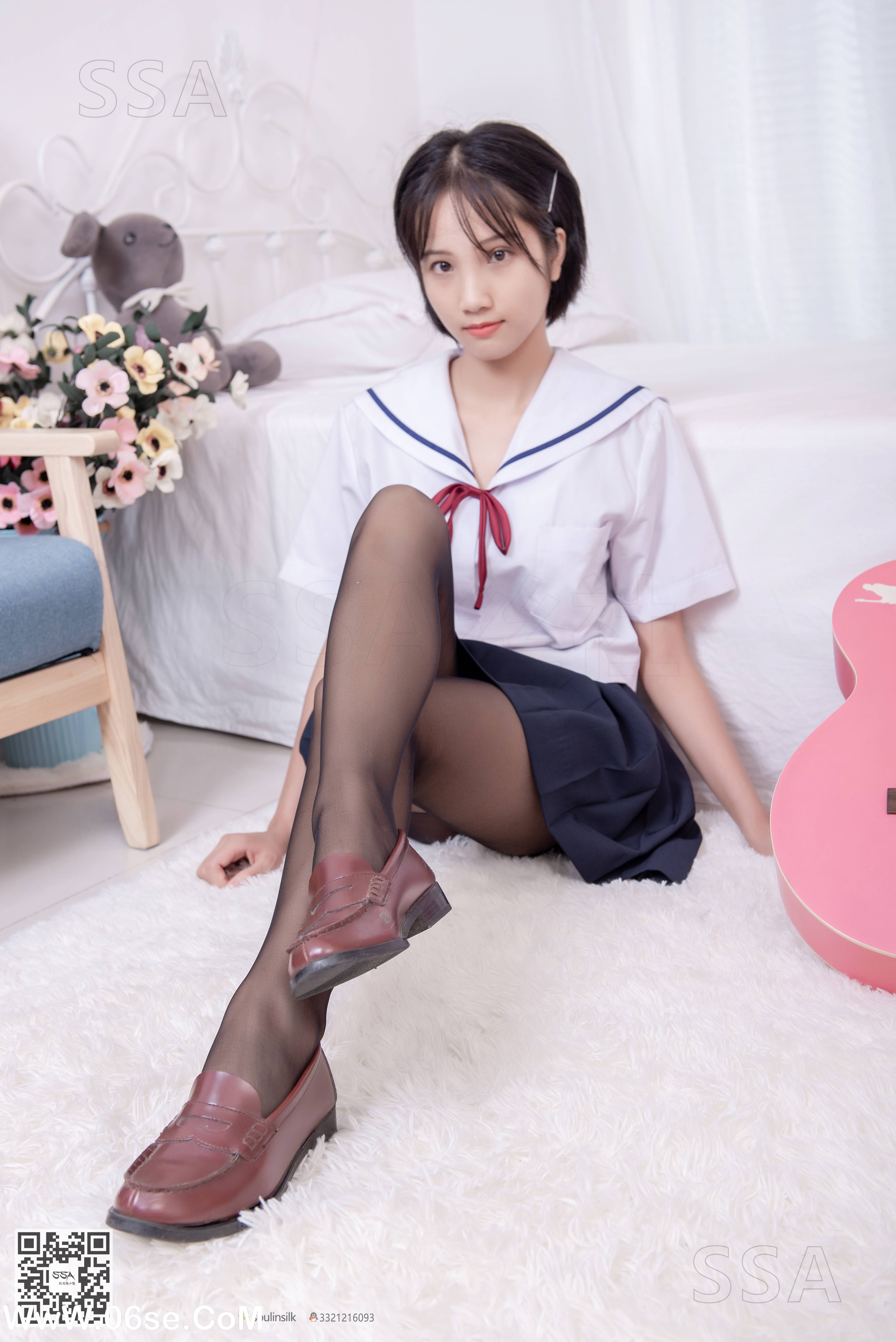 图片[48]-[SSA丝社] NO.169 小佩 JK制服黑丝[148P1.68G]-六色网