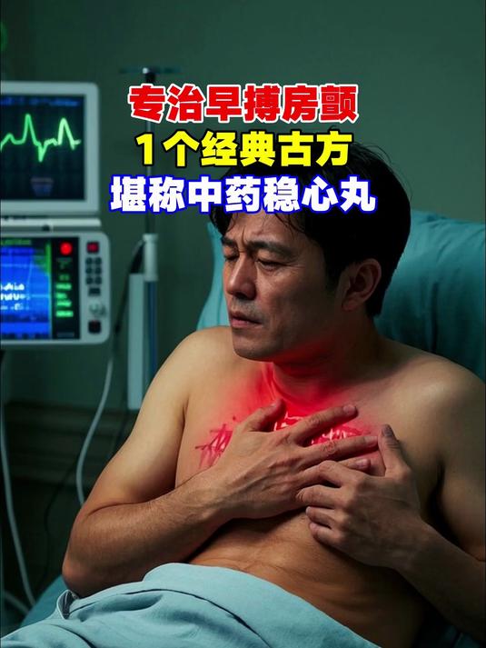专治早搏房颤,1个经典古方,堪称中药稳心丸