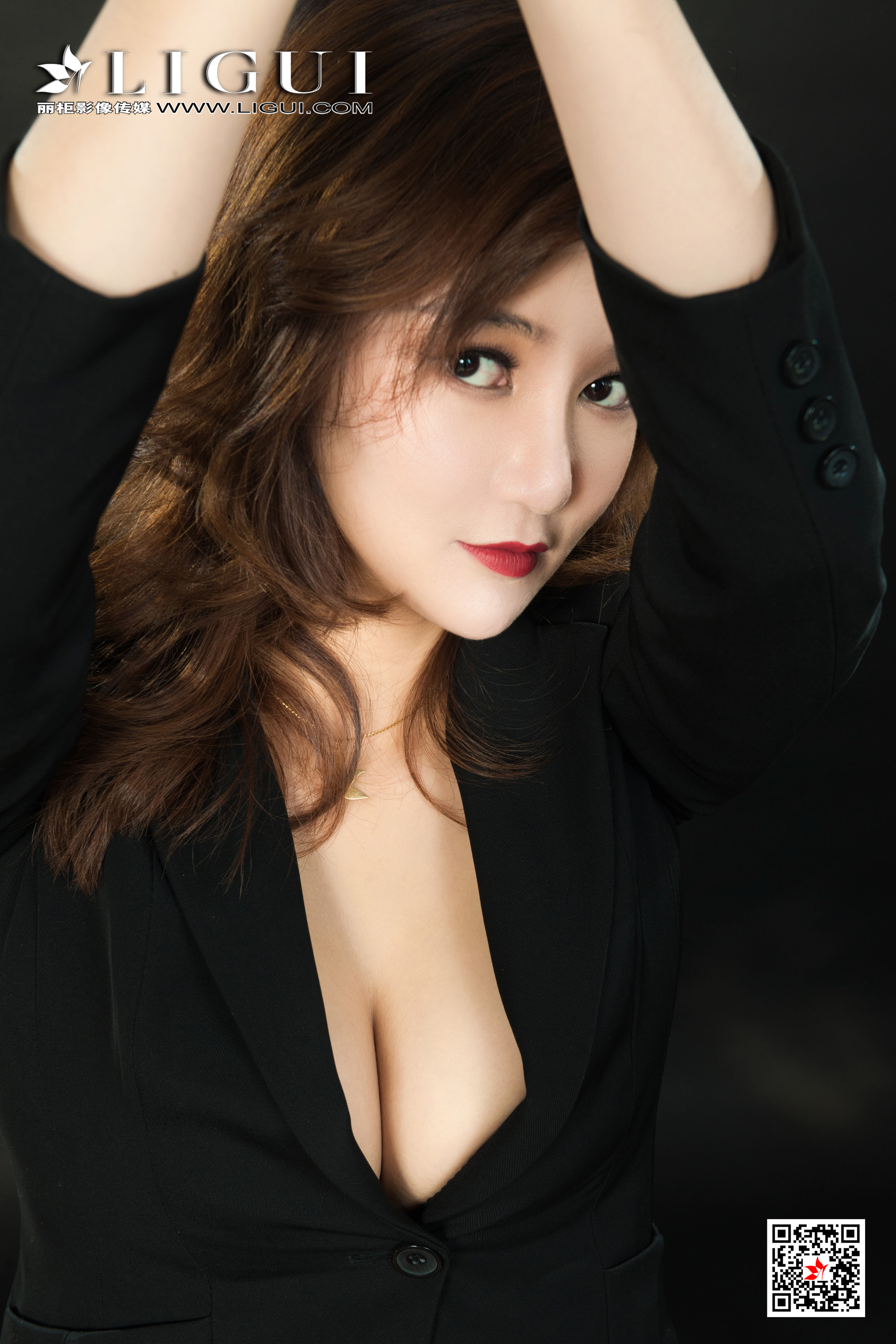 图片[3]-[Ligui丽柜] 2021.04.16 网络丽人 Model 文芮-六色网