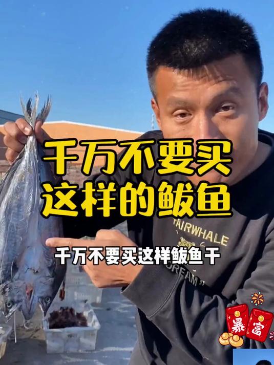 冬晒的鲅鱼干肉厚紧实红烧油炸下酒又下饭#海鲜干货