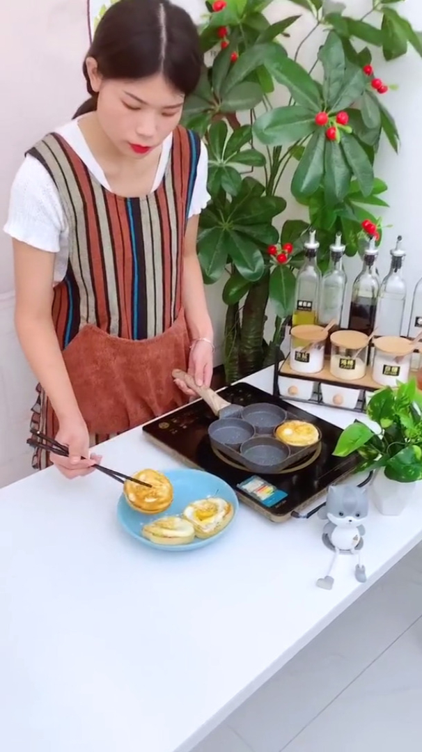多孔煎蛋锅,煎鸡蛋煎饼好吃又健康