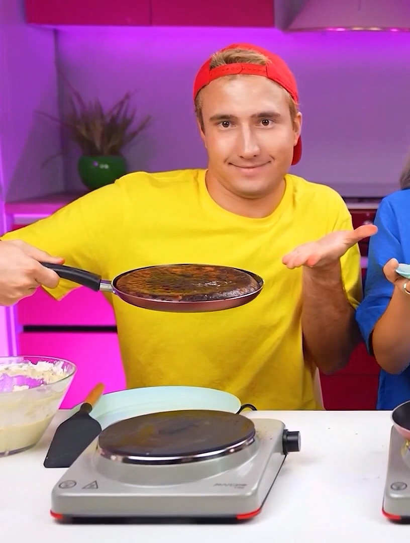 搞笑外国人:趣味蛋糕挑战,祖母三人谁能获得胜利