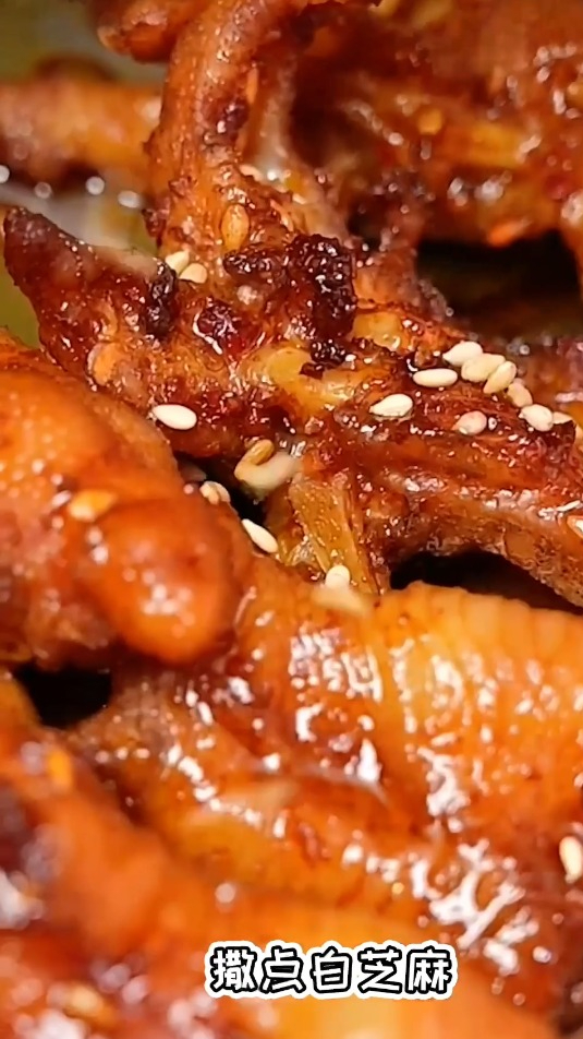 QQ弹弹的烤鸡爪,宅家也能自给自足!