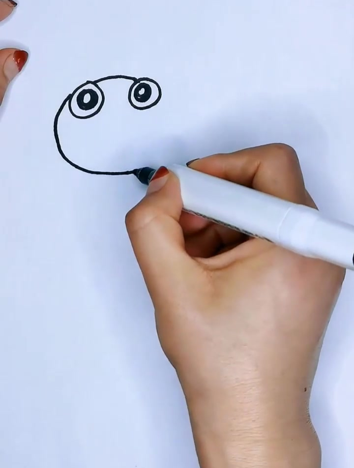 毛毛虫简笔画 一学就会