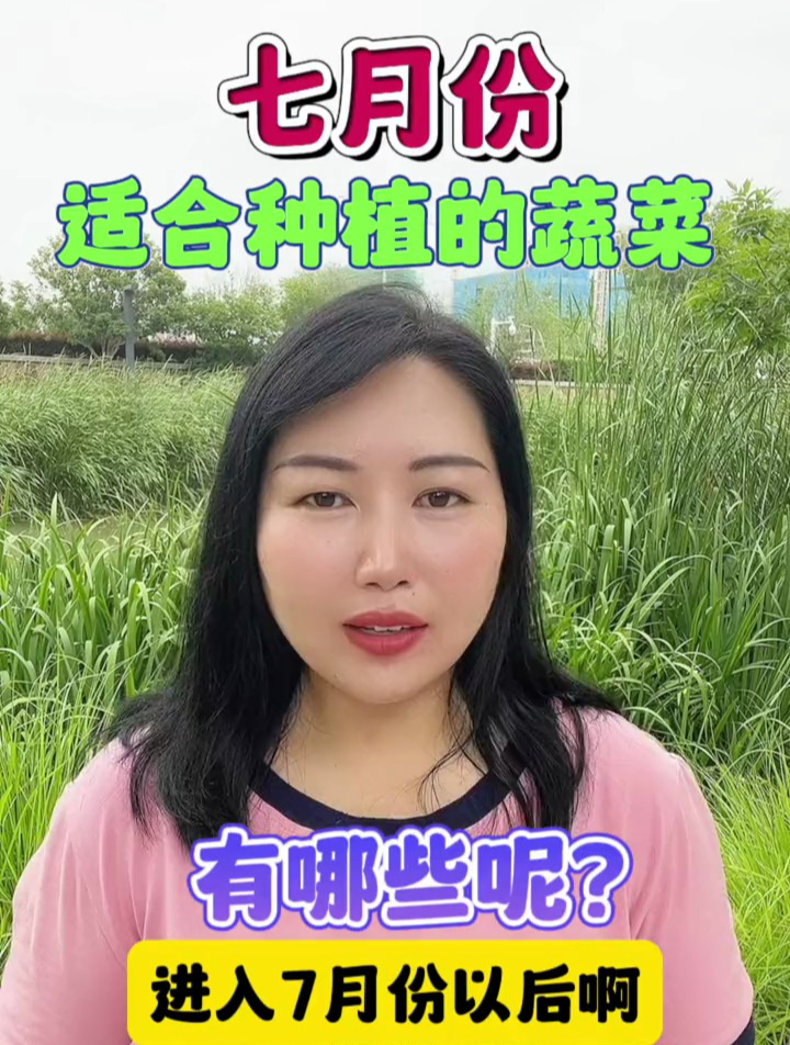 七月份适合种植的蔬菜有哪些呢?传播农业小知识