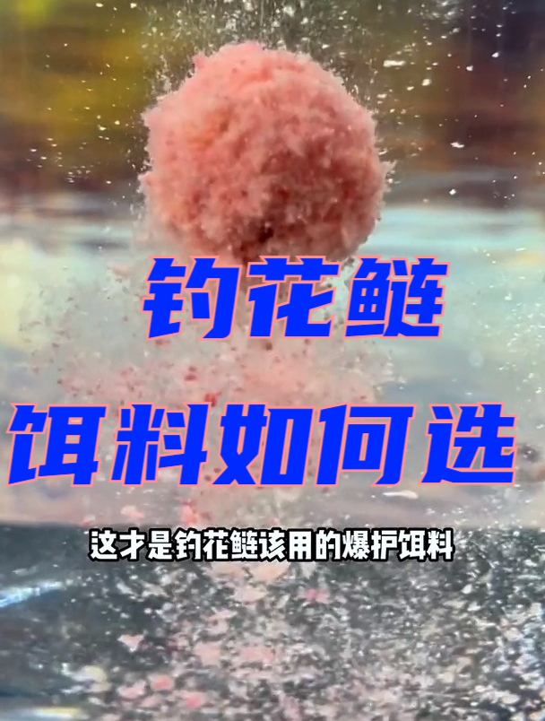 浮钓花鲢,还在用草莓味型的饵料?想爆护就要换个口味