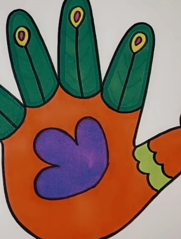 大公鸡简笔画,简笔画教学