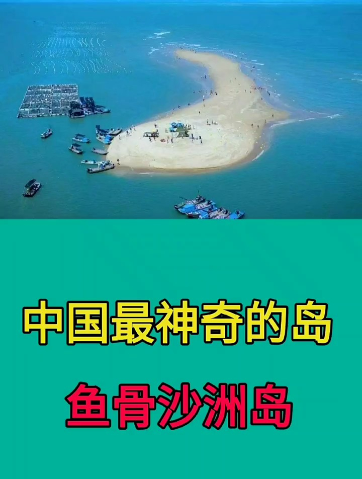 中国最神奇的岛,鱼骨沙洲岛