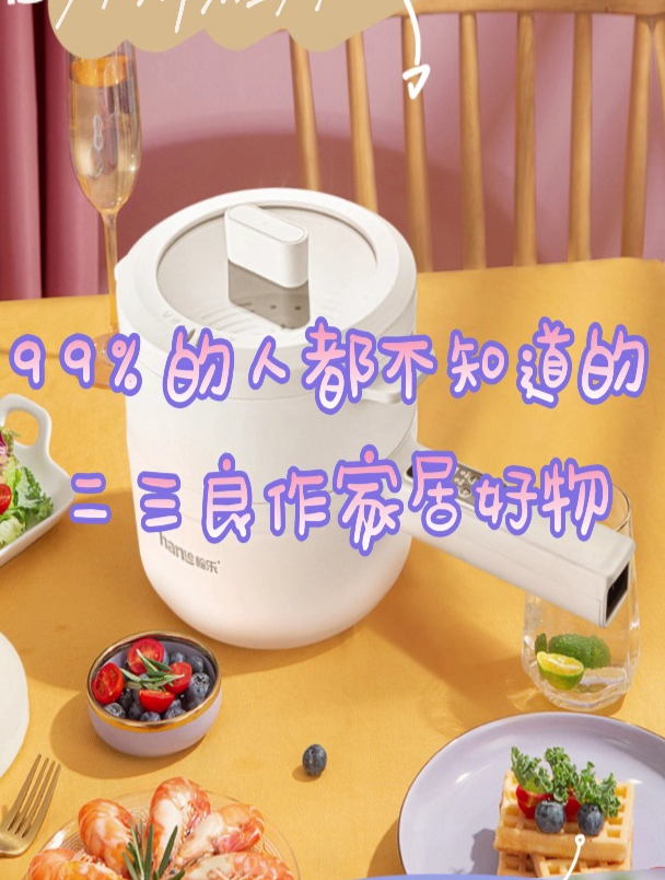 二三良作好物种草,智能迷你电热锅,随时分享幸福感~