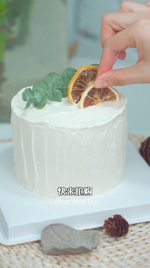 生日蛋糕动物奶油做的四寸小蛋糕你吃过吗
