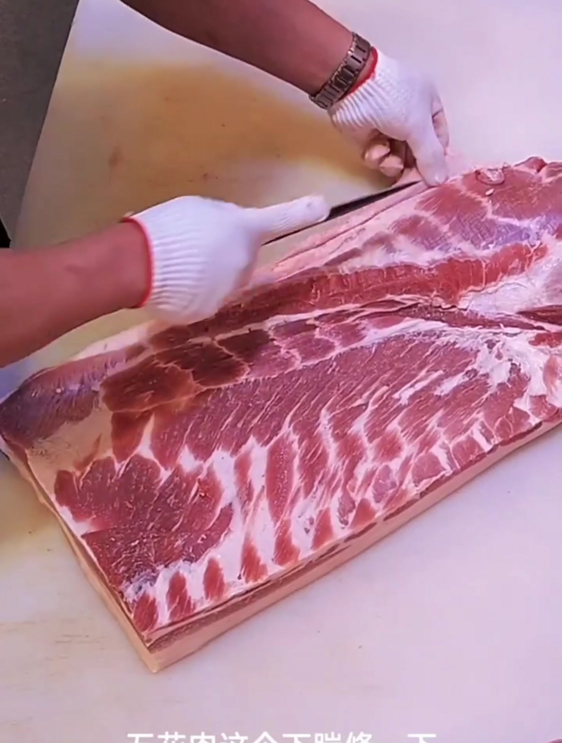 整片猪肉分割教程,仅供参考