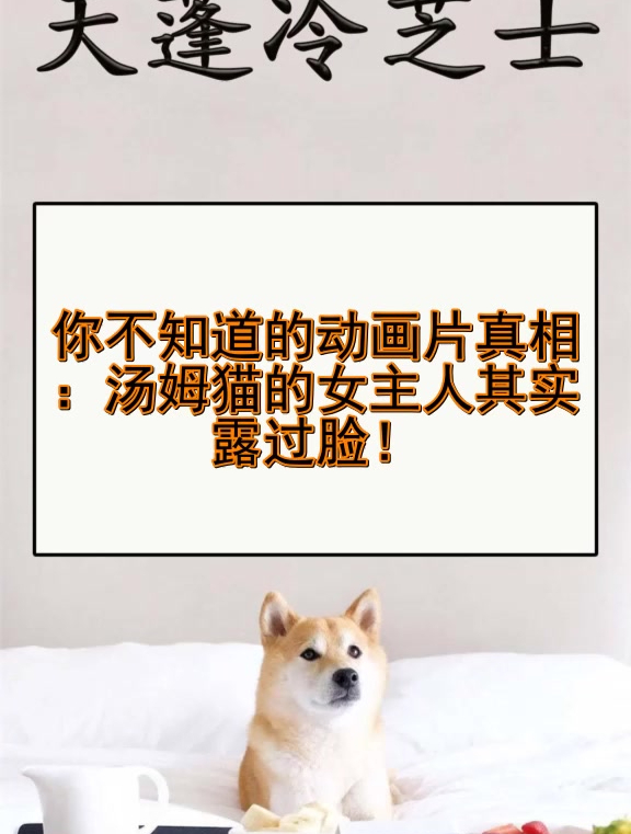 你不知道的动画片真相:汤姆猫的女主人其实露过脸!