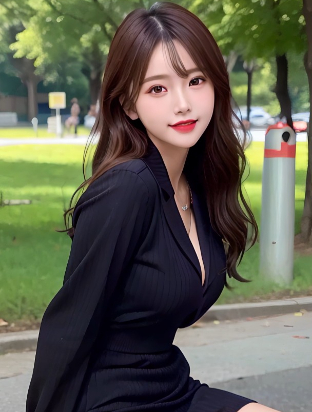 AI绘画网红真人制服风格欣赏,用AI生成美女制服照