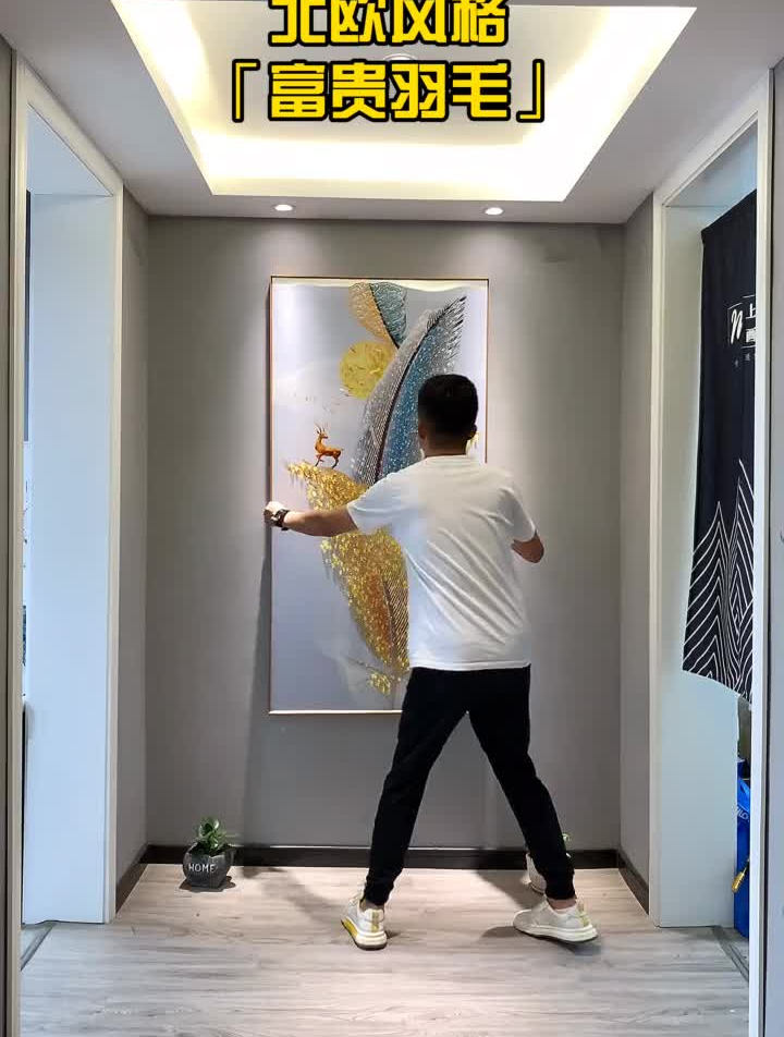 好看的玄关装饰画,装饰你的家～装饰画