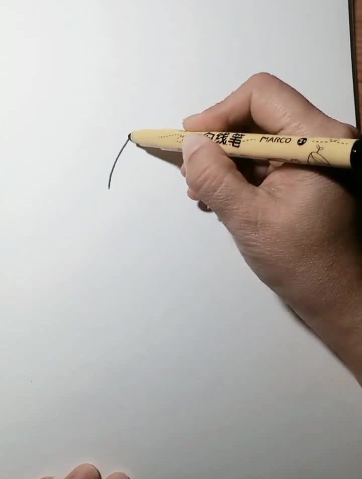画画手绘古风简笔画来吧
