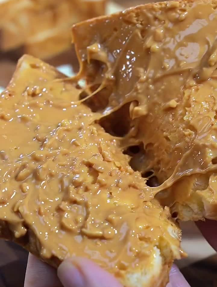 我心中的花生酱天花板,做出来的西多士老好吃了