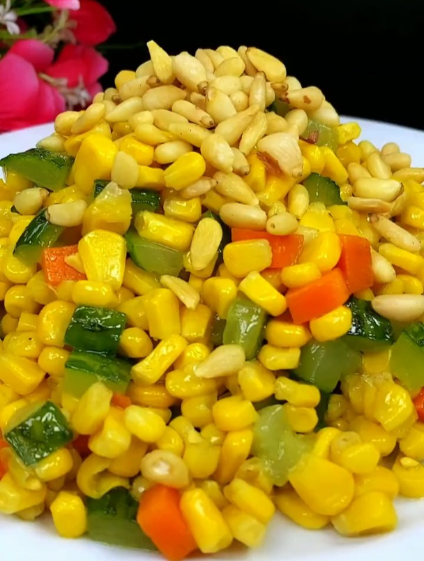 分享松仁玉米做法