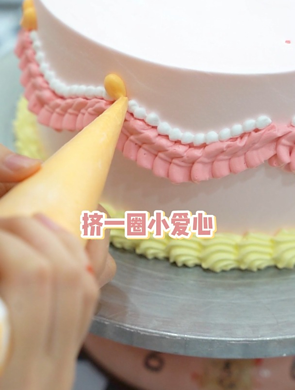 学霸VS学渣,奶油裱小猪佩奇蛋糕
