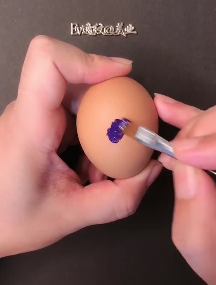 鸡蛋也可以这么美彩绘零基础入门排笔画手绘