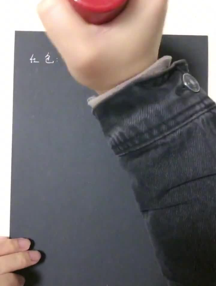 经典五瓣花彩绘排笔画手绘