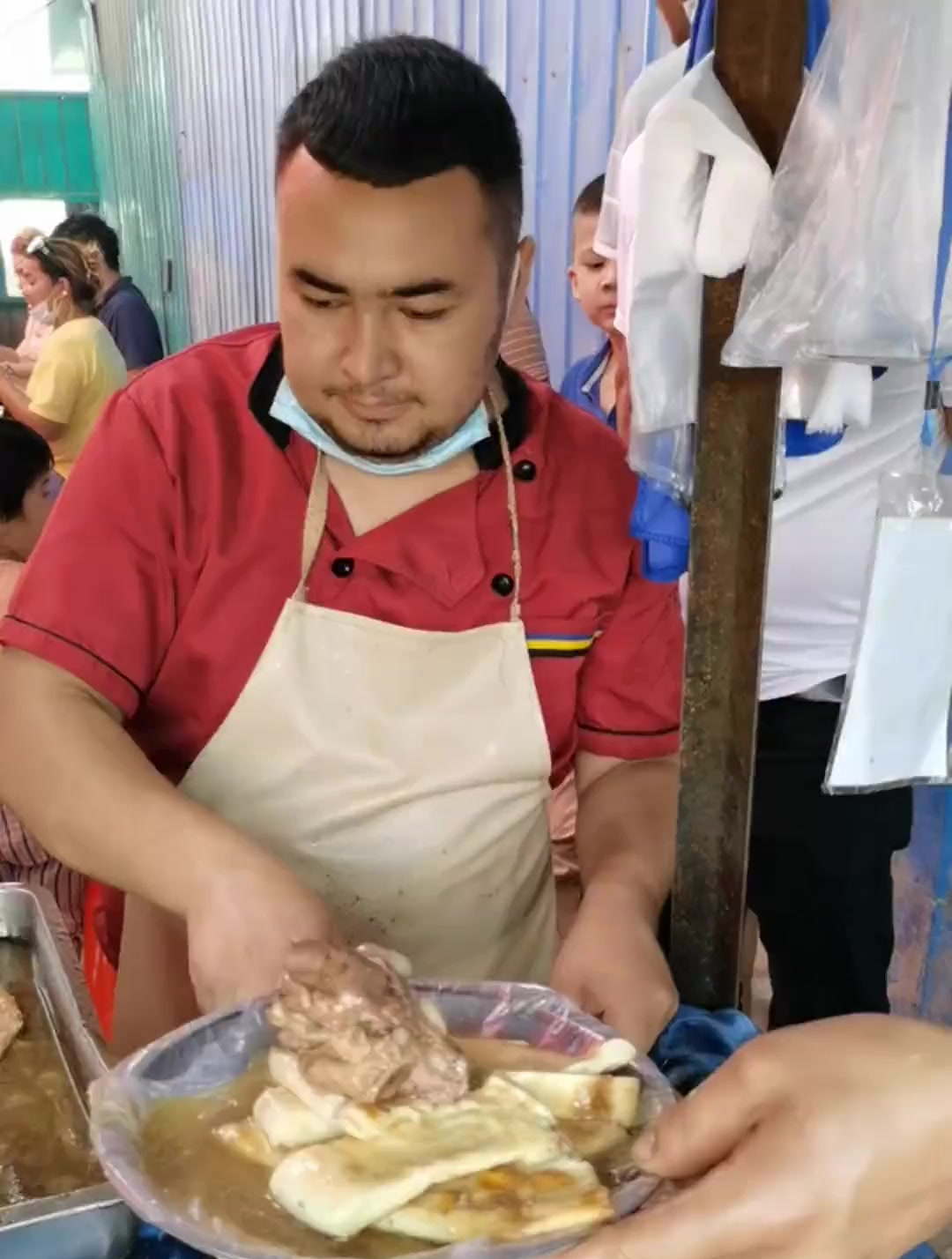 这样的肚包肉见过吗?新疆独有的肚包肉做法,开眼了