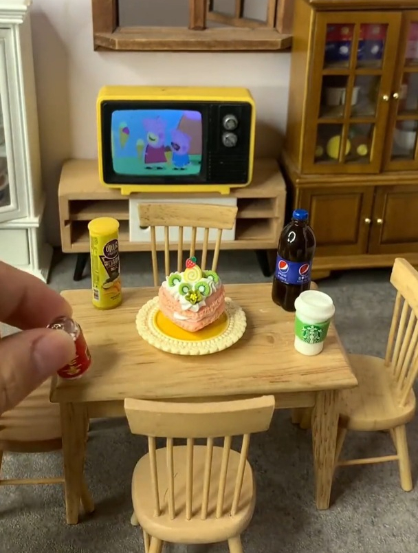 迷你食玩最小心型水果蛋糕