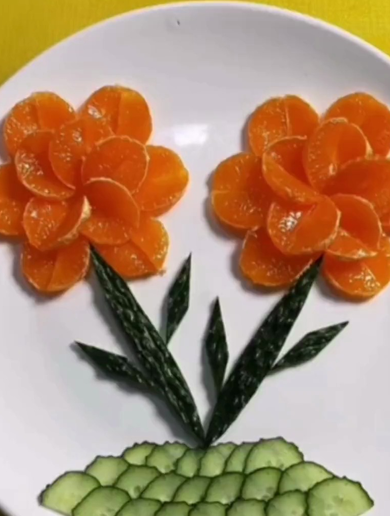 米其林大厨都不会告诉你的花样摆盘技巧 水果拼盘 花样摆盘