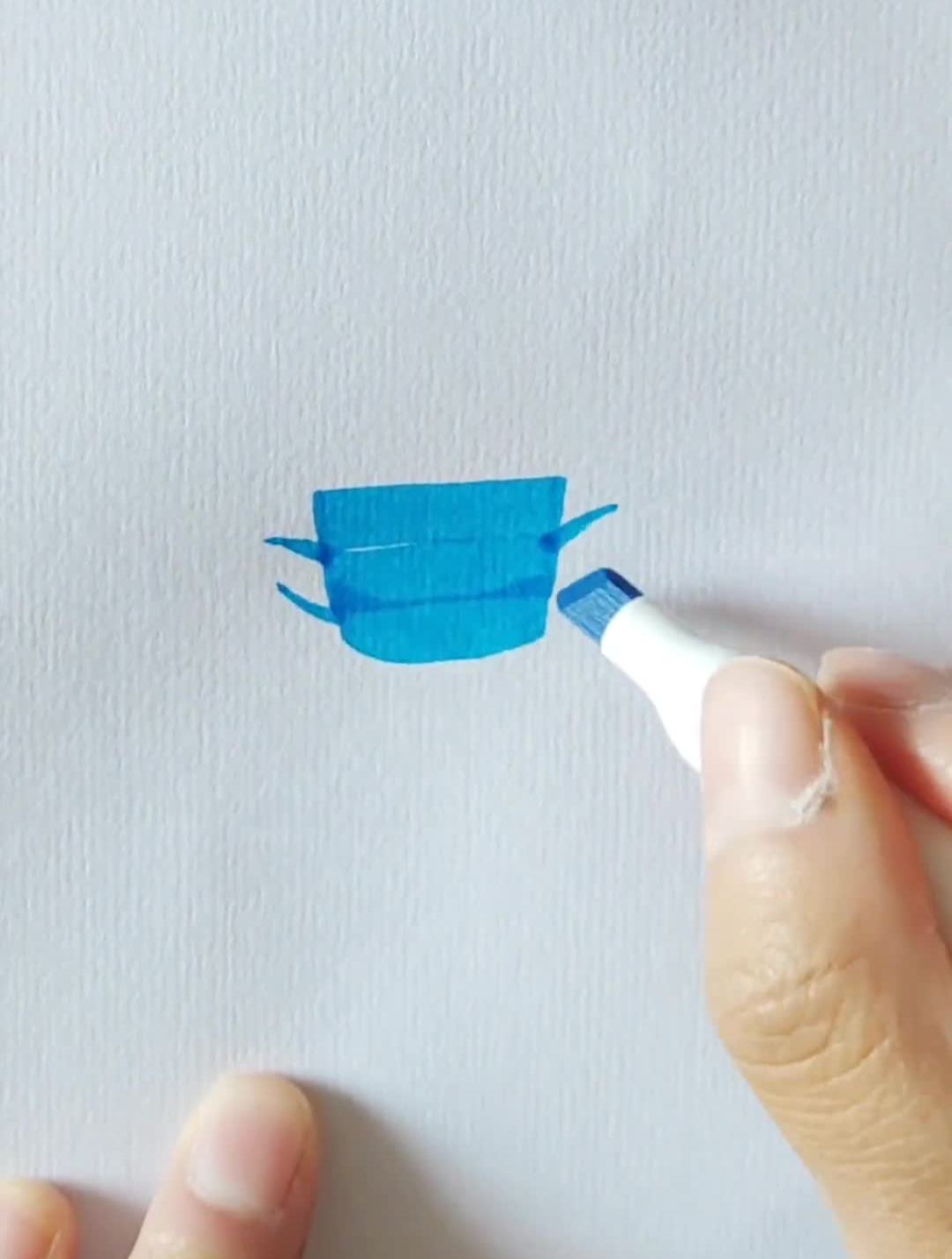 最简单儿童画戴口罩小男孩简笔画一起学画画创意简笔画