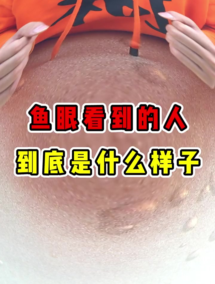 鱼眼看人究竟什么样的?