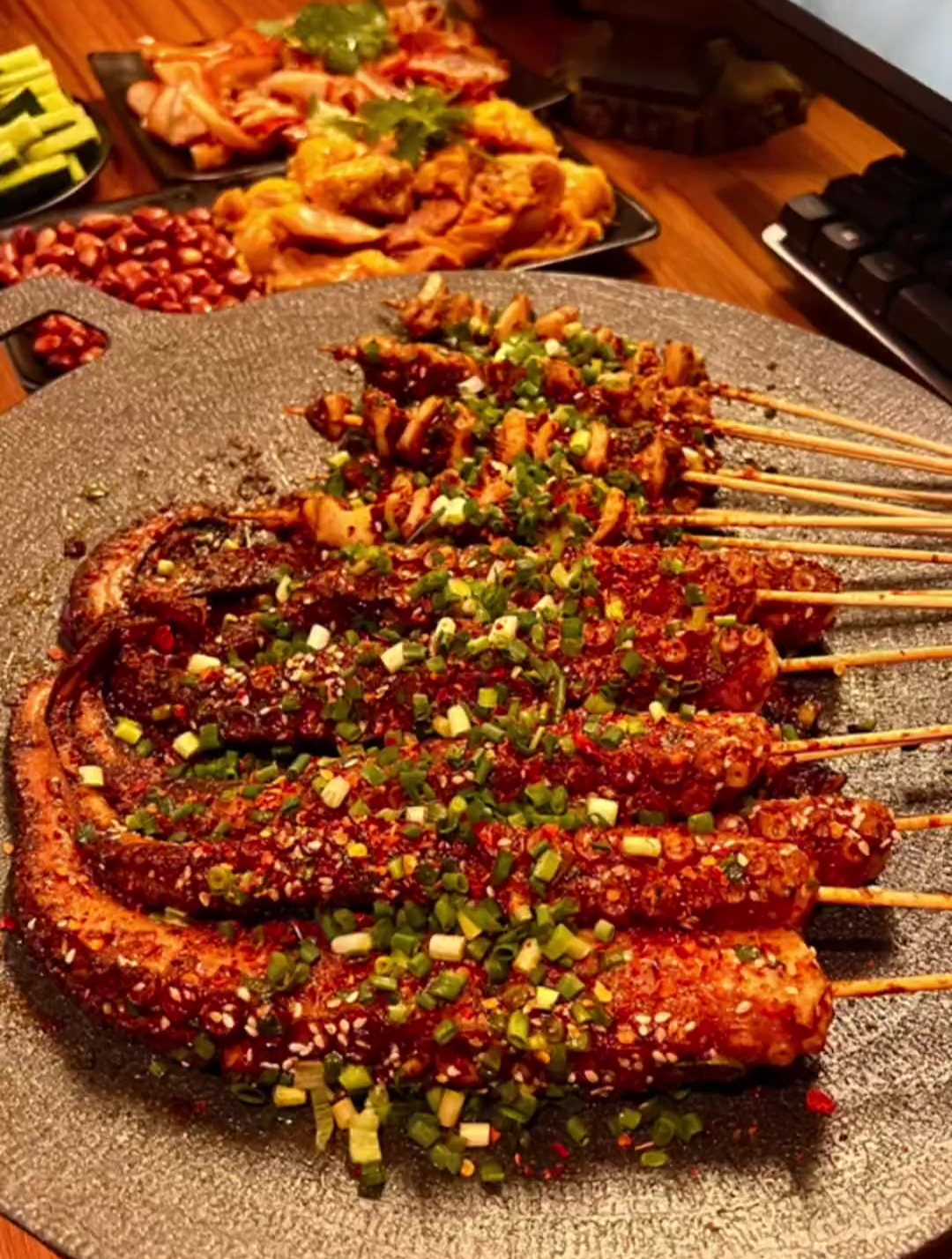 今晚宵夜 家庭版铁板大章鱼