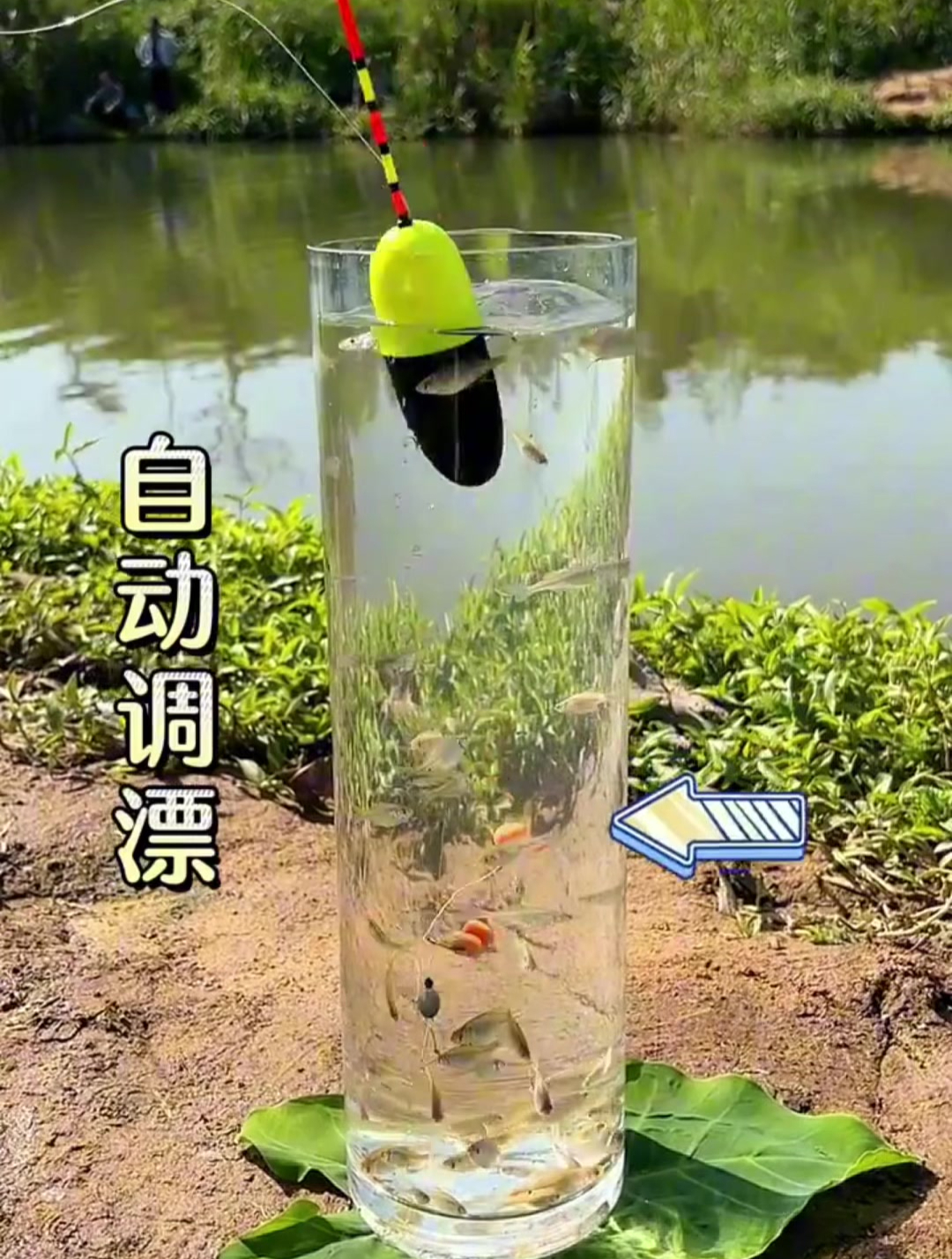 最新钓鱼黑科技,你离爆护就差一款这样的自动找底浮漂