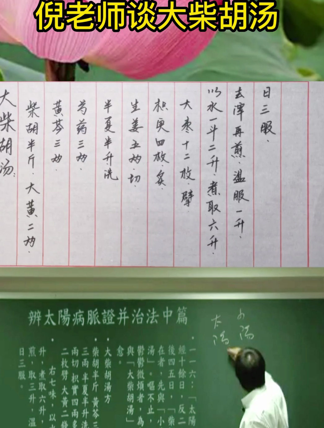 倪海厦:大柴胡汤可以缓解郁郁微烦或心下满痛,大便不解的症状