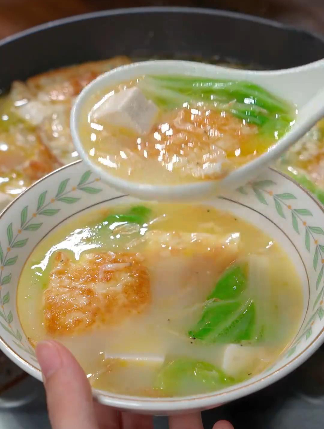 清淡又非常营养的白菜炖豆腐