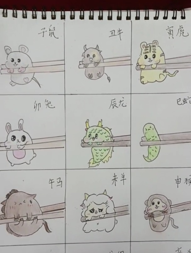 十二生肖卡通版,你喜欢哪一个呢?可爱的小兔子还是王子小龙龙?