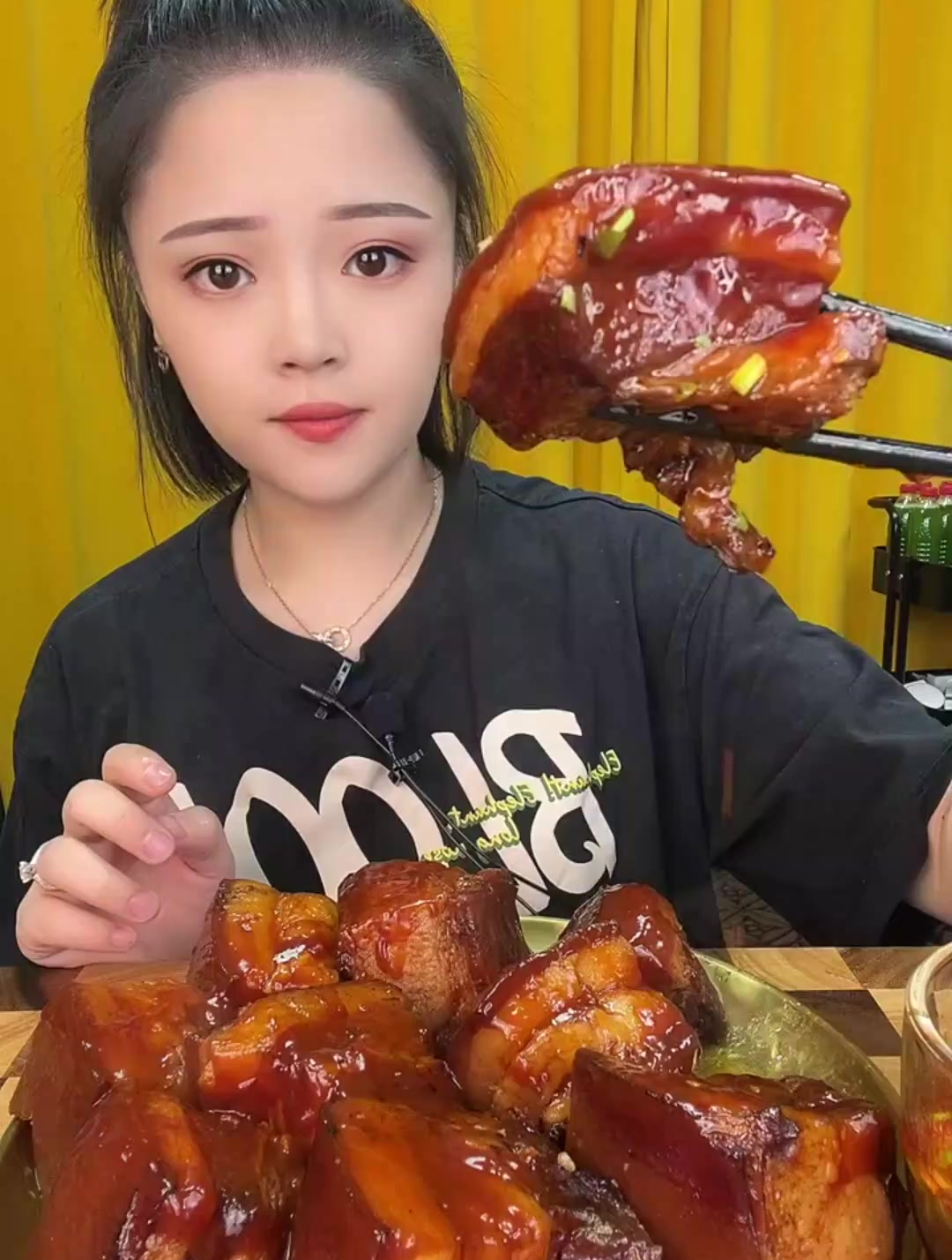 超大块的红烧肉,照这种吃法家里绝对有矿